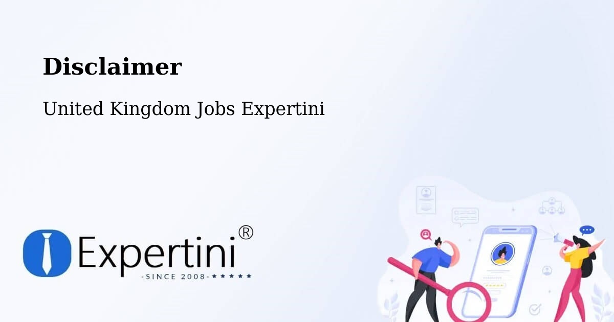 Disclaimer – Flitwick - United Kingdom Jobs Expertini